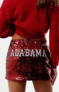 HYPE & VICE Alabama Crimson Tide Sequin Mini Skirt