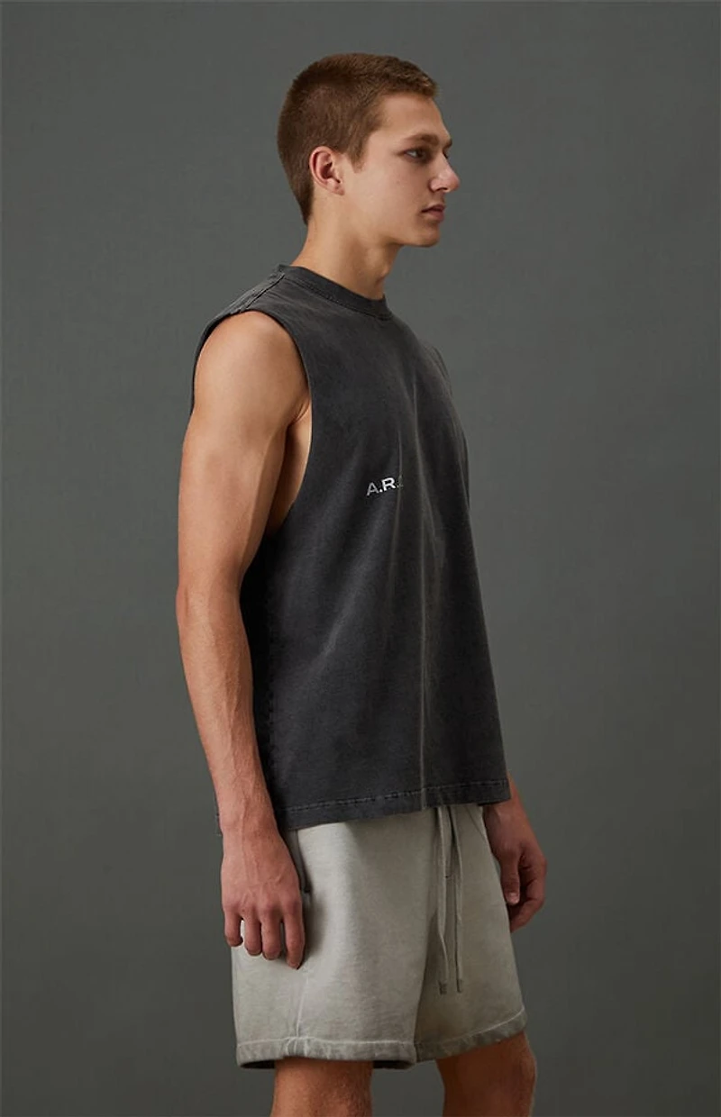 A.R.C. Vintage Wash Comfort Cut Off Muscle T-Shirt