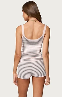 Edikted Lillian Striped Knit Tank Top