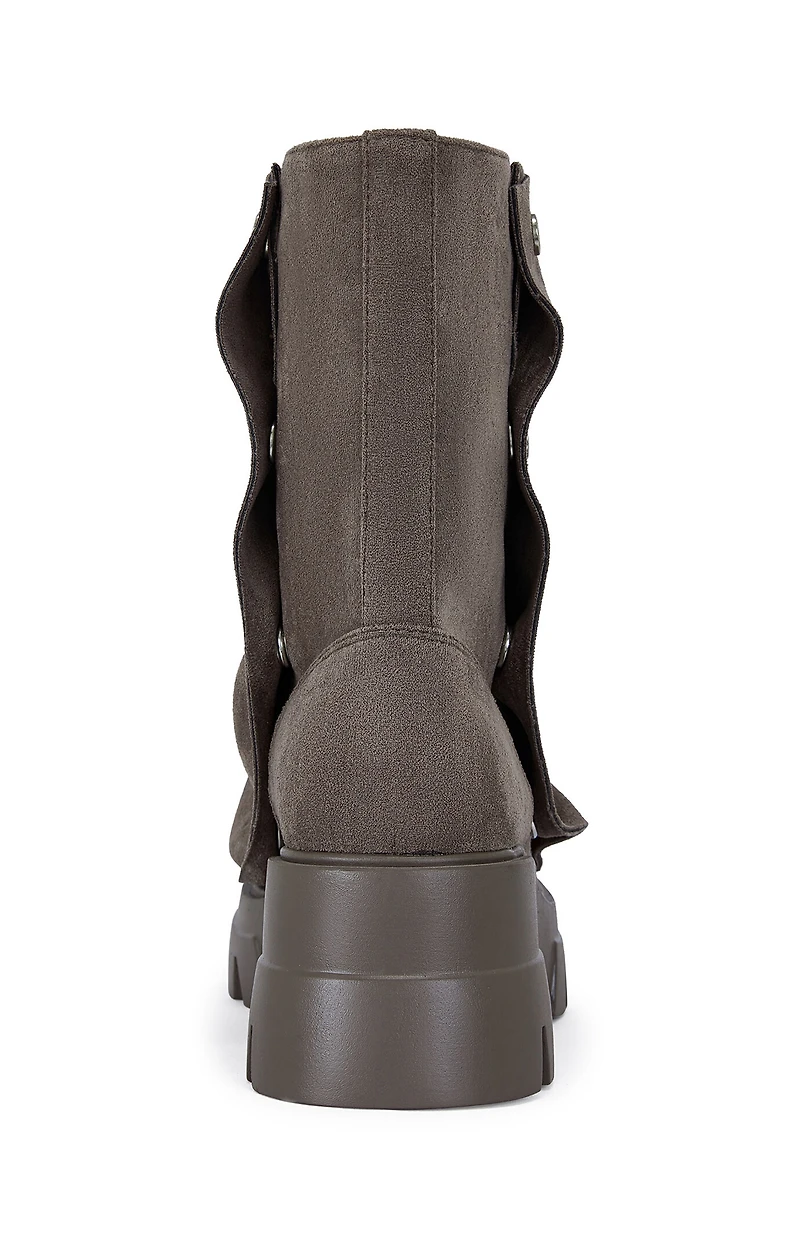 AZALEA WANG Women's Cocoa Bharti Booties