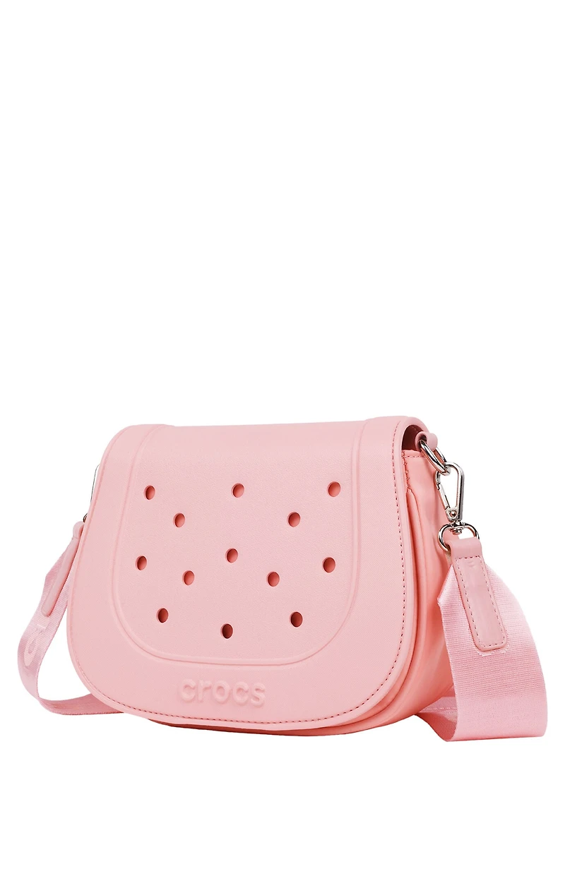Crocs Pink Crossbody Bag