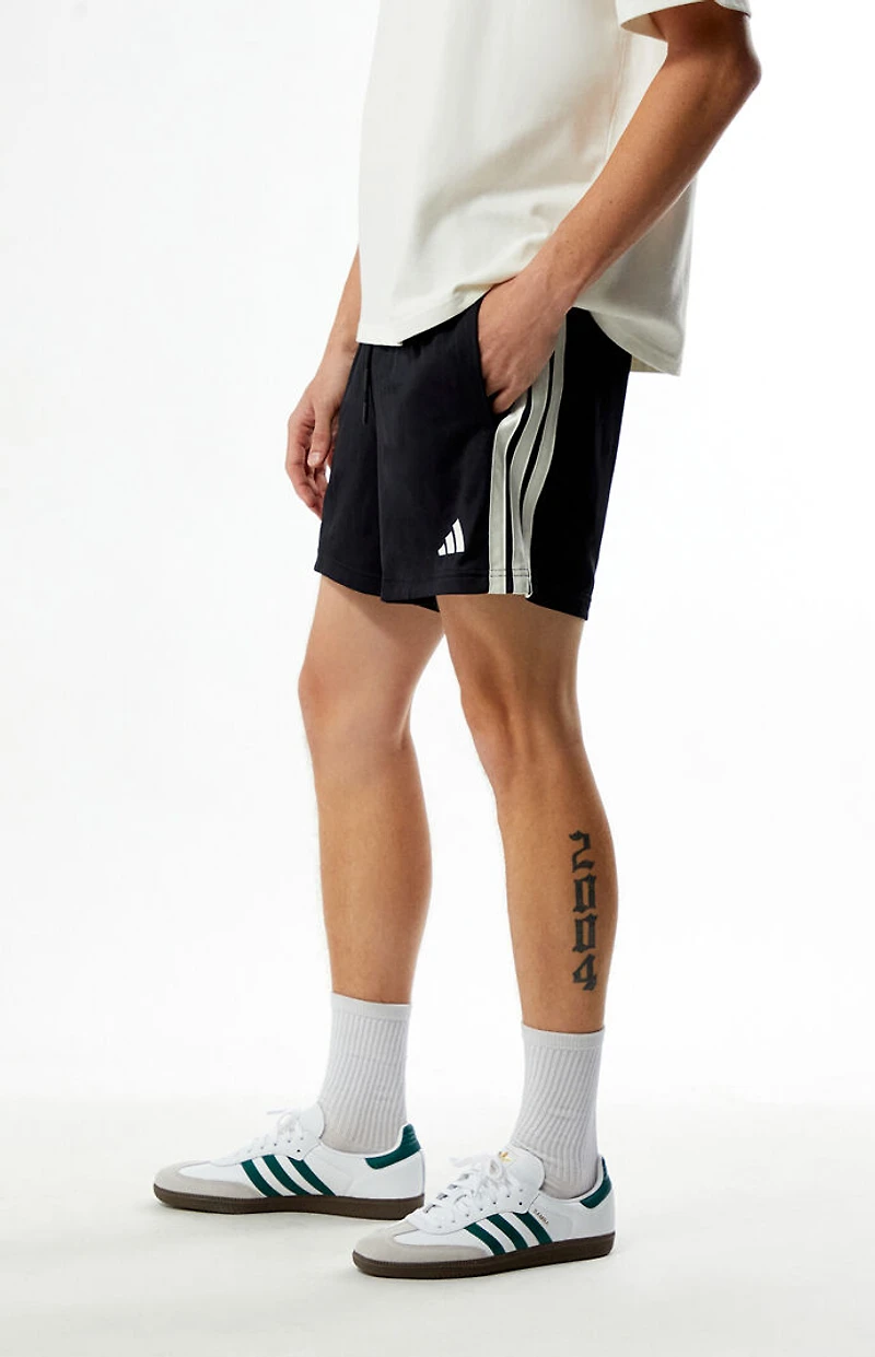 adidas Black Jacquard Shorts
