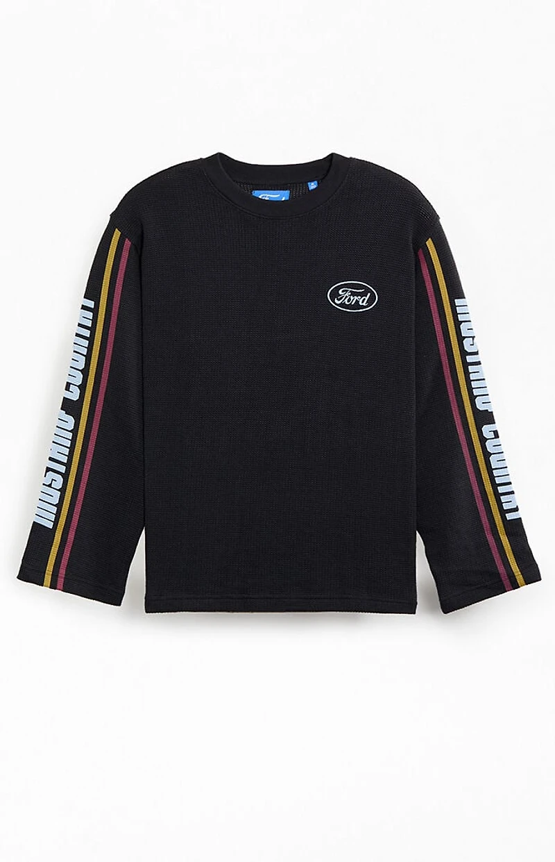 FORD Riders Long Sleeve Waffle Knit T-Shirt