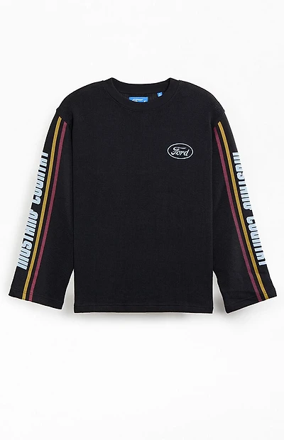 FORD Riders Long Sleeve Waffle Knit T-Shirt
