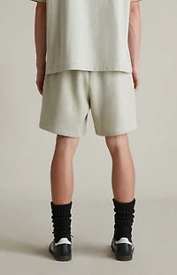 Fear of God ESSENTIALS Heather Stone Soccer Fleece Sweat Shorts