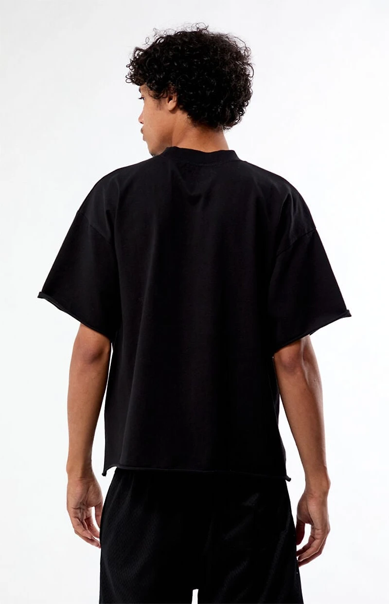 Pacsun Black Heavyweight Cropped T-Shirt