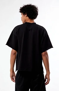 Pacsun Black Heavyweight Cropped T-Shirt