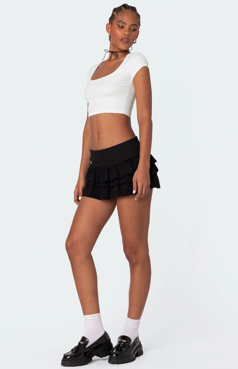 Edikted Ricki Cropped T-Shirt
