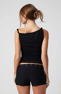 Third Charm Eyelet Micro Shorts