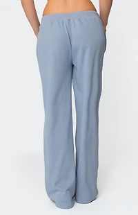 Edikted French Terry Straight Leg Sweatpants