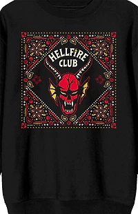 Stranger Things Hellfire Club Logo Crew Neck Sweatshirt