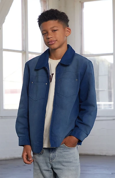 Pacsun Kids Indigo Billie Gas Jacket