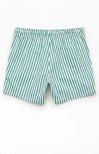 Pacsun Striped Poolside 4.5" Swim Trunks