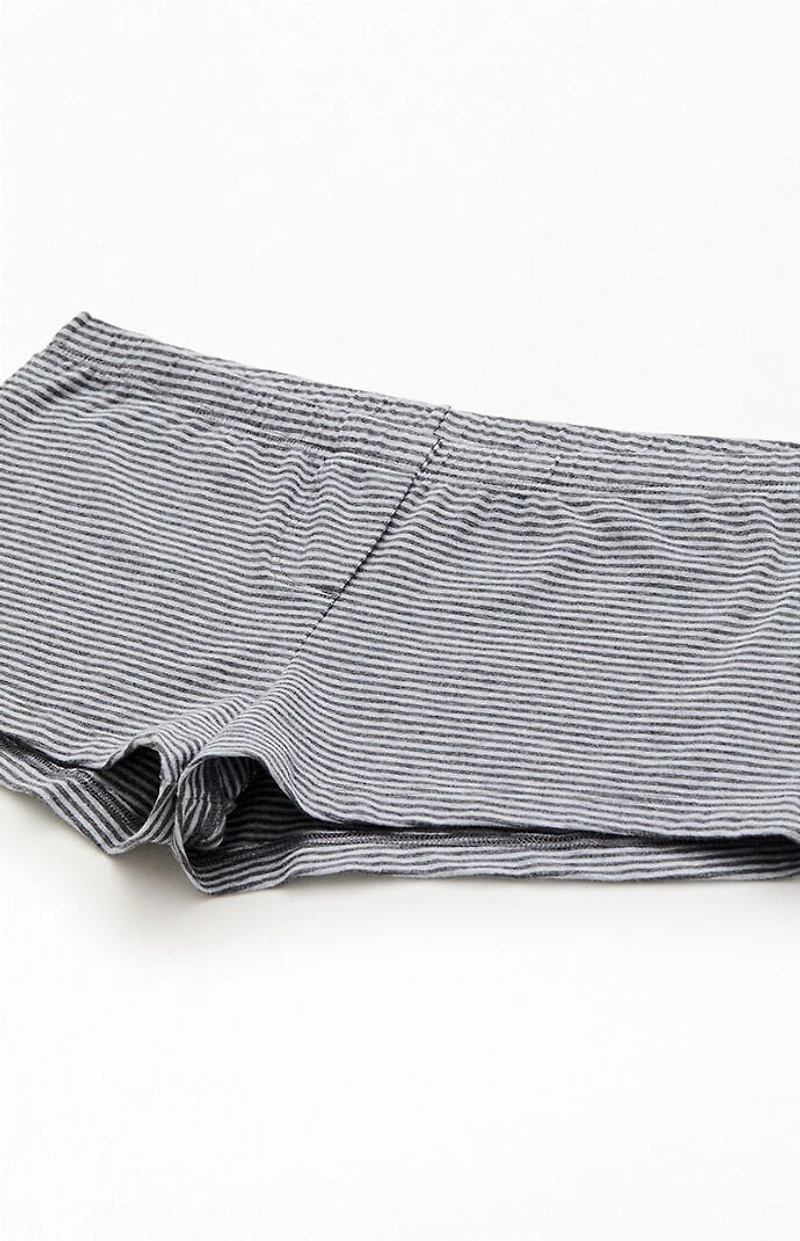 John Galt Gray Striped Boxer Shorts