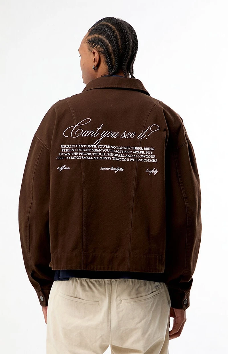 Pacsun California See Seam Zip Up Jacket
