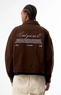 Pacsun California See Seam Zip Up Jacket