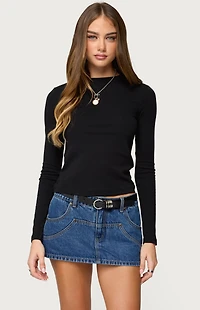 Edikted Kiyan Long Sleeve T Shirt