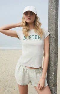 John Galt Light Gray Boston Hailie T-Shirt