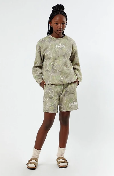Pacsun Kids Camo Crew Neck Sweatshirt