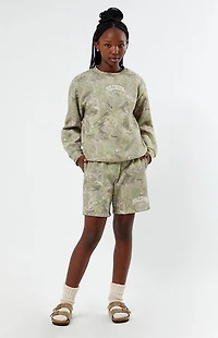 Pacsun Kids Camo Crew Neck Sweatshirt