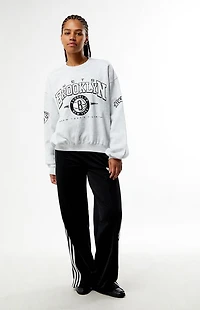 QORE Brooklyn Nets Crew Neck Sweatshirt