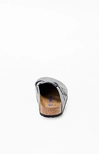 Birkenstock Boston Soft Footbed Clog Blue Grey