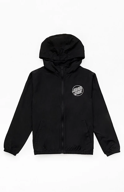 Santa Cruz Kids Opus Dot Hooded Windbreaker Jacket