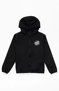 Santa Cruz Kids Opus Dot Hooded Windbreaker Jacket