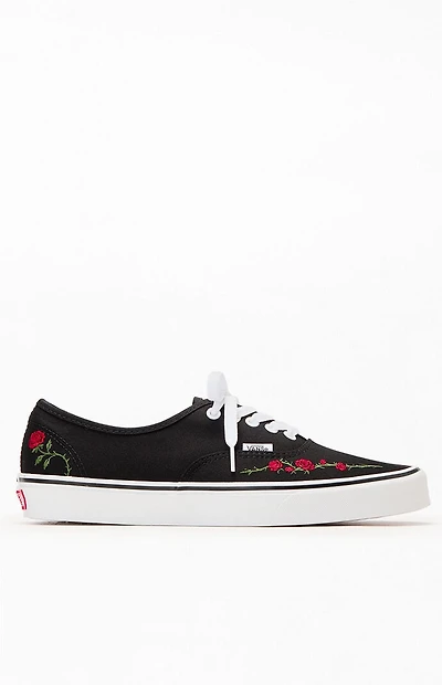 Vans Black Rose Authentic Shoes