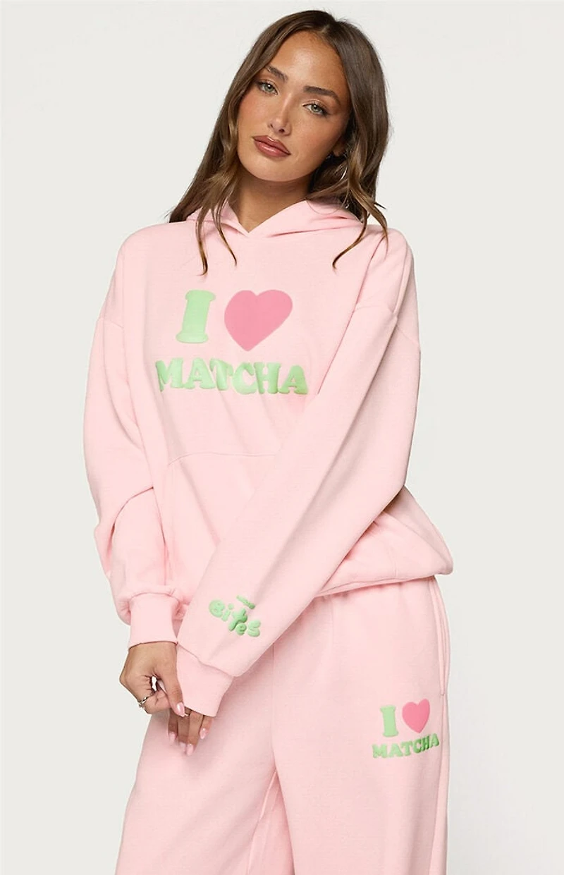 Edikted I Heart Matcha Hoodie