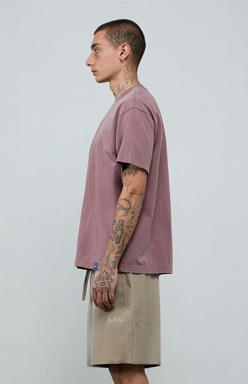 A.R.C. Taupe Vintage Wash Heavyweight Oversized T-Shirt