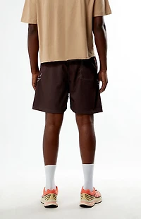 Civil Brown Core Mesh Basketball Shorts
