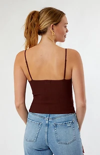 LA Hearts Cordelia Ribbed Tank Top