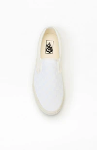 Vans Checkerboard Blanc De Classic Slip-On Shoes