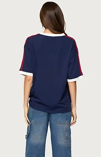 Edikted Australia 96 Contrast Oversize T-Shirt