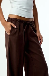 Pacsun Alisa Linen Pull-On Baggy Pants