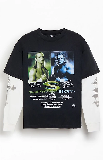 WWE Shawn Michaels Triple H 2fer Long Sleeve T-Shirt