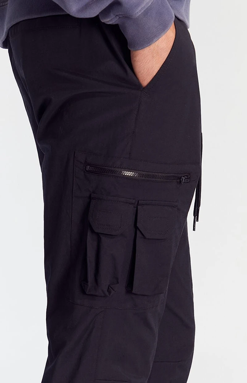Pacsun Stretch Black Slim Cargo Pants