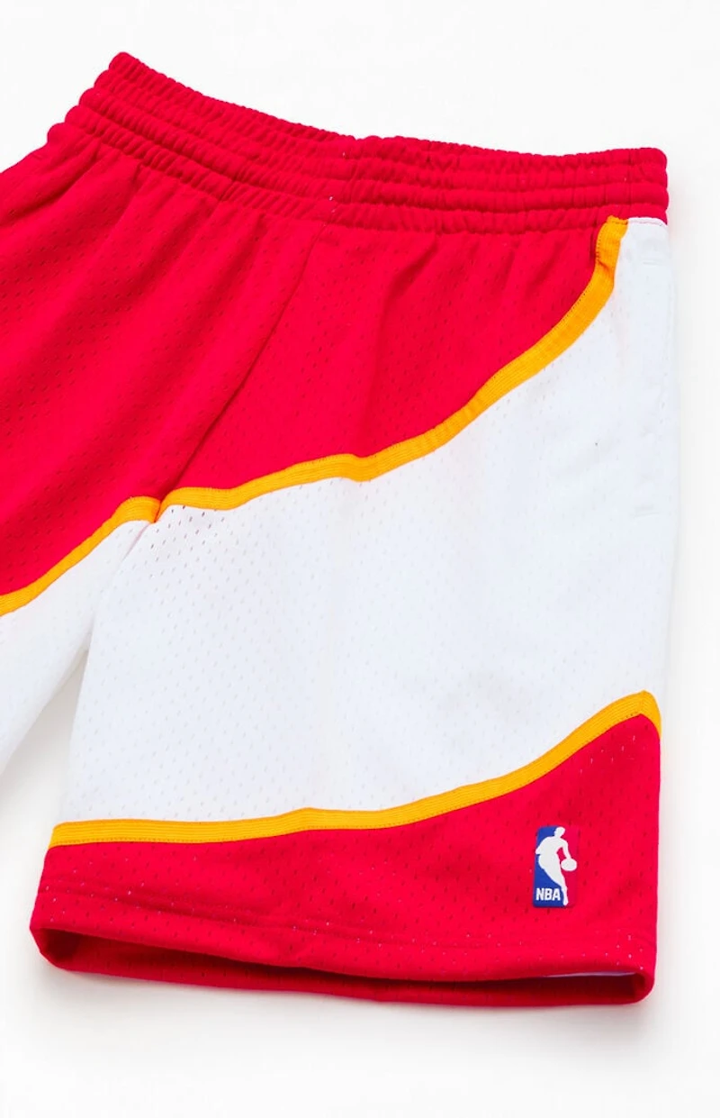 Mitchell & Ness Atlanta Hawks Swingman 86 Basketball Shorts