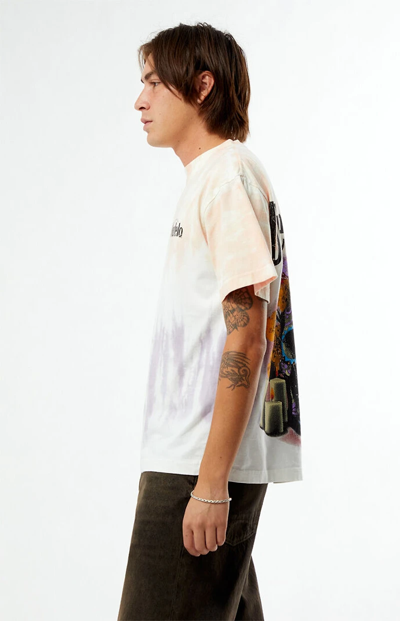 Modelo Altar Tie Dye Dia De Los Muertos T-Shirt