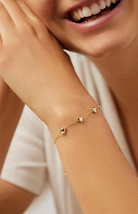 Ana Luisa Lani Heart Bracelet