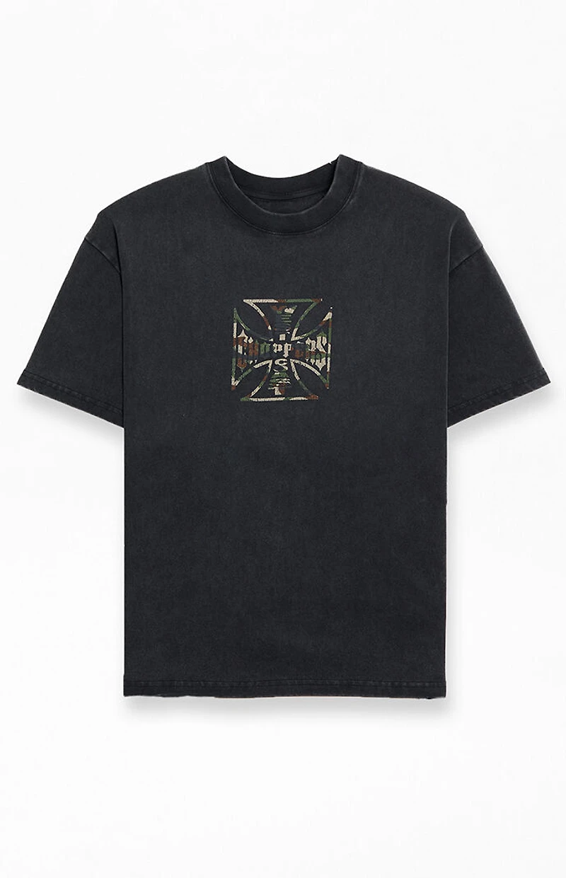 West Coast Choppers Camo Logo Border T-Shirt