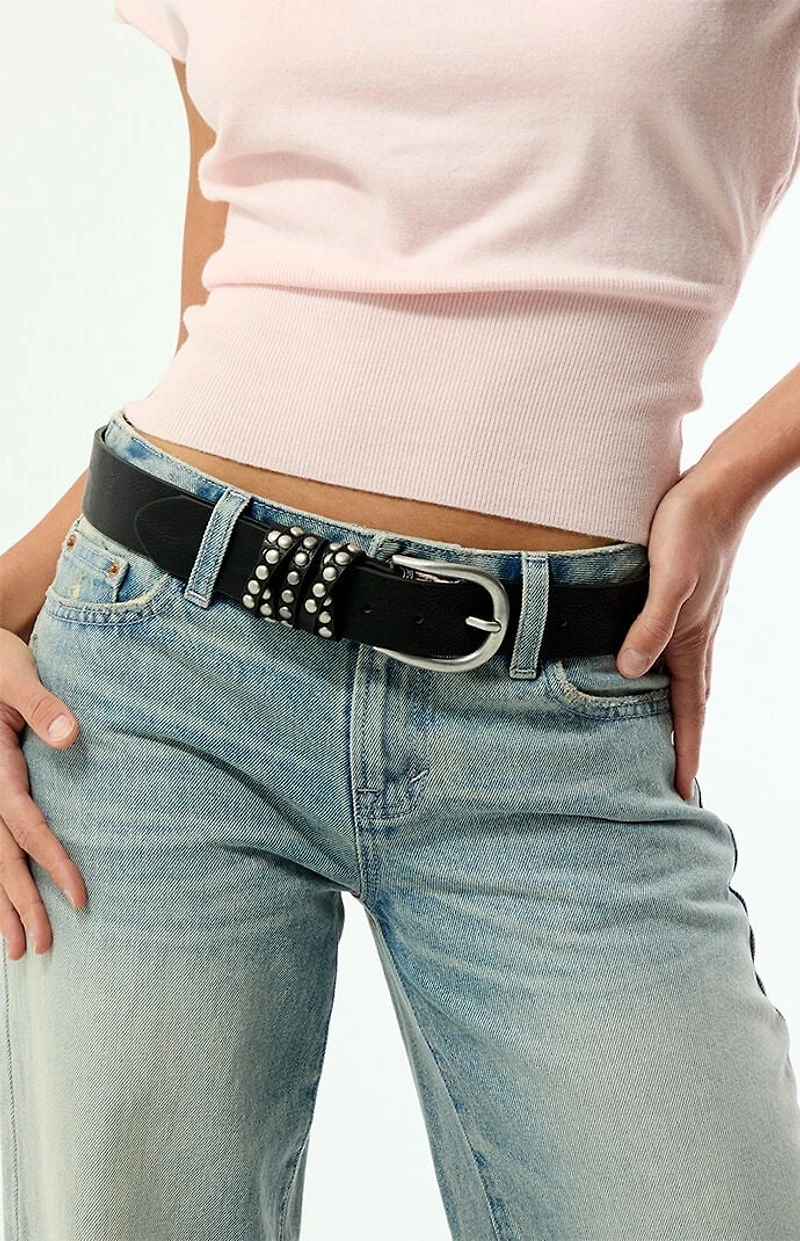 Pacsun Faux Leather Studded Loop Belt