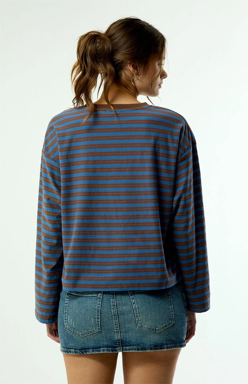 Rhythm Porto Striped Long Sleeve T-Shirt