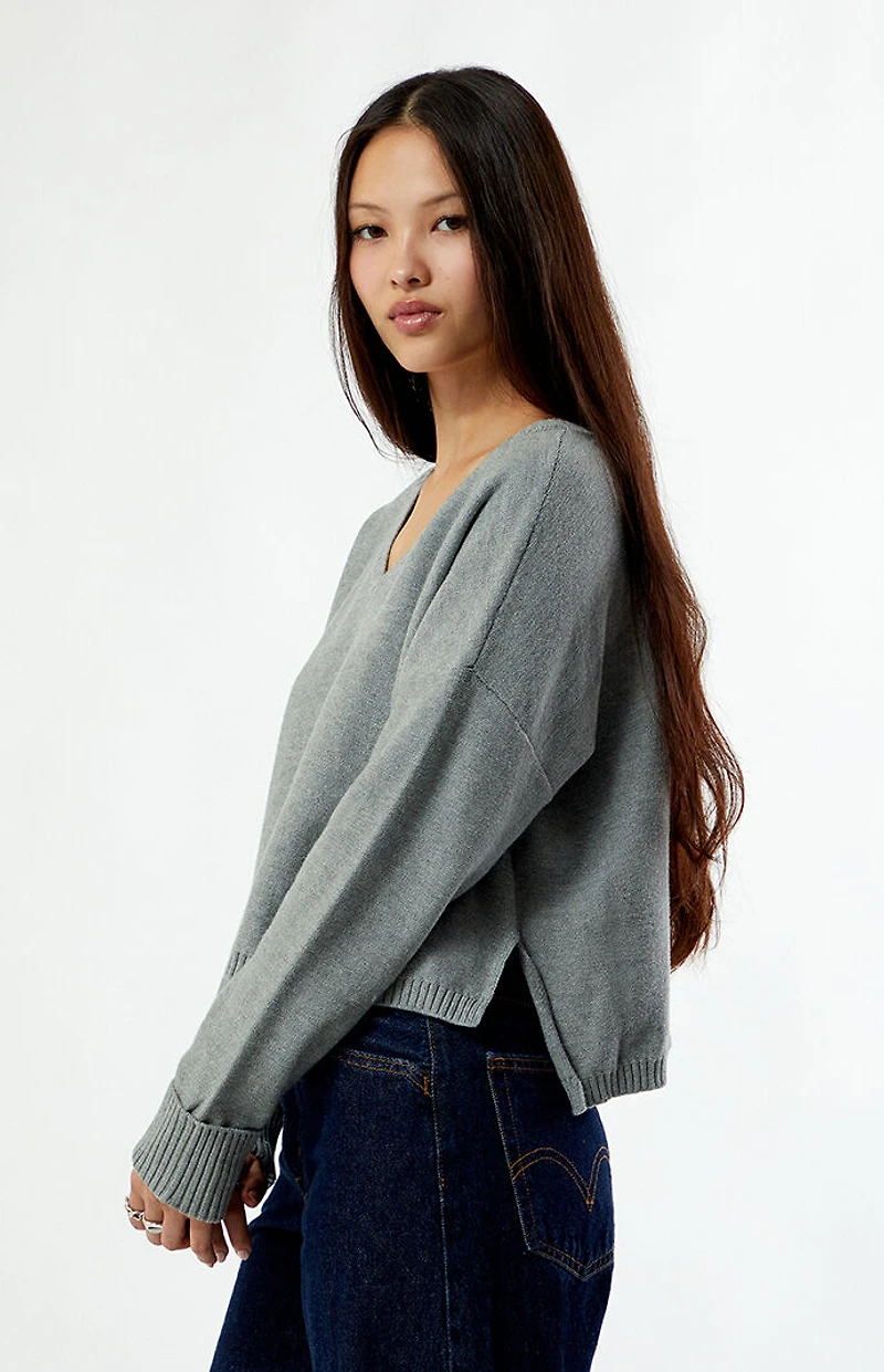 LA Hearts Renata V-Neck Sweater