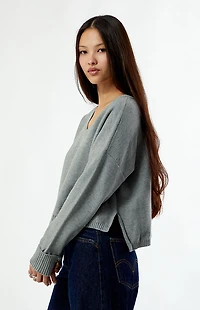 LA Hearts Renata V-Neck Sweater