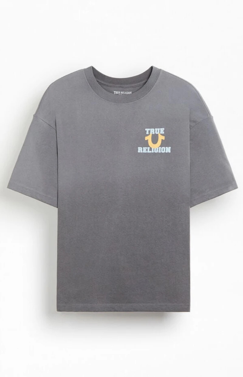 True Religion Vintage Metallic Puff Graphic T-Shirt