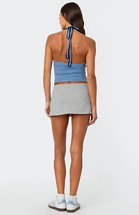 Edikted 76 Striped Halter Top