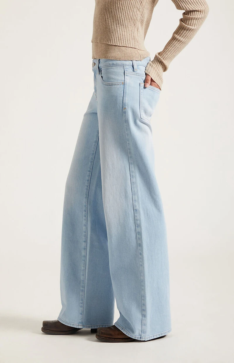 Pacsun Casey Low Rise Baggy Jeans Lighter Blue