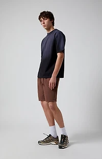 Pacsun Brown Fleece Volley Sweat Shorts